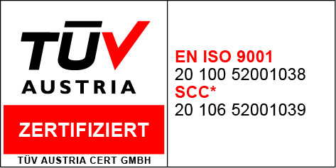 TÜV AUSTRIA ZERTIFIZIERT